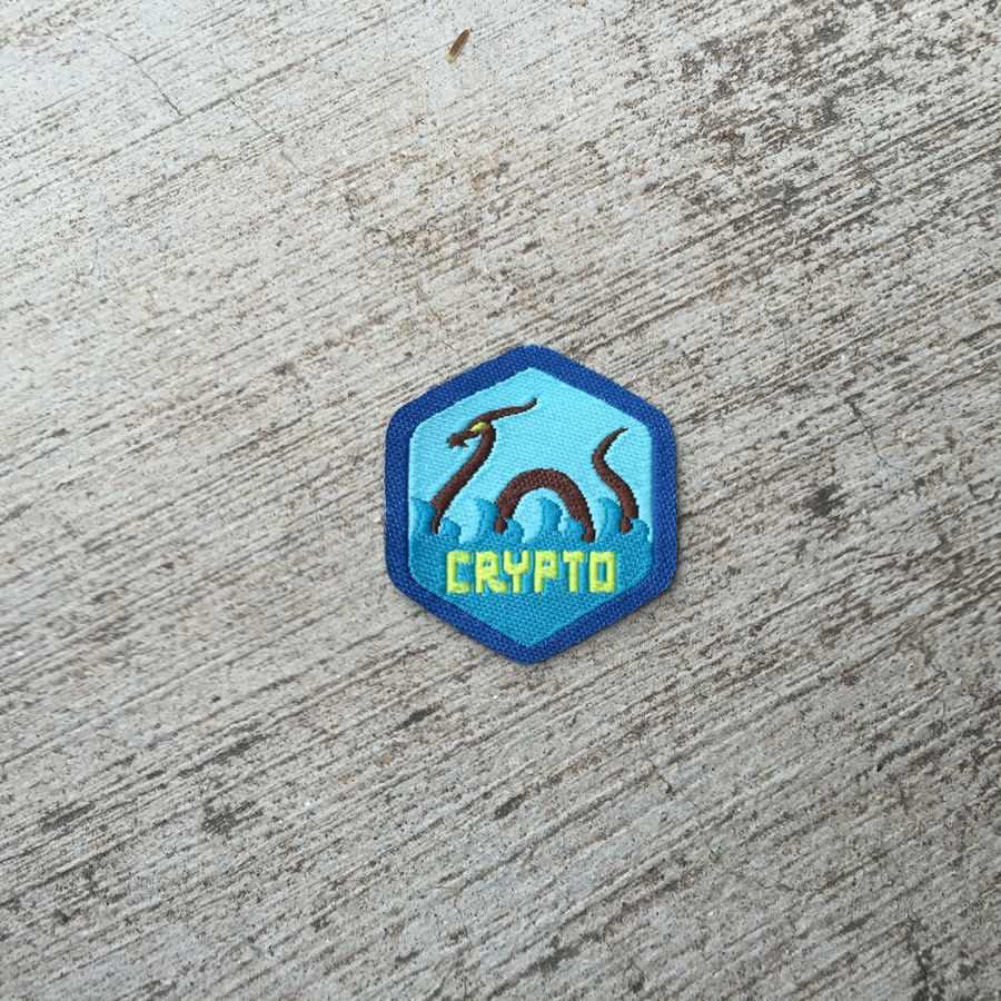 Crypto badge
