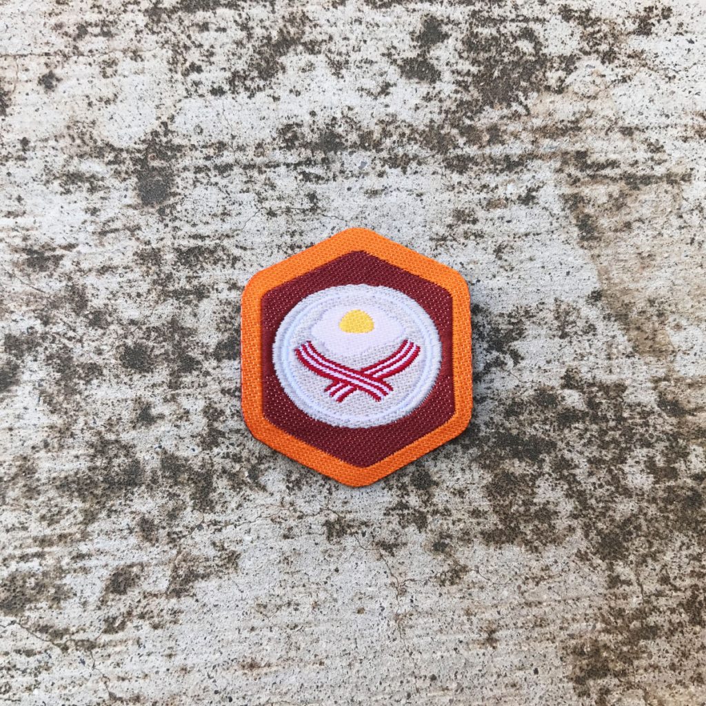 breakfast badge