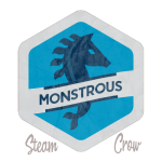 Monstrous Day Badge