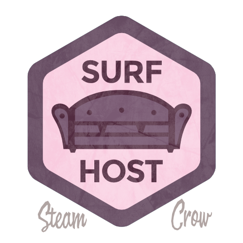 Surf Host Badge