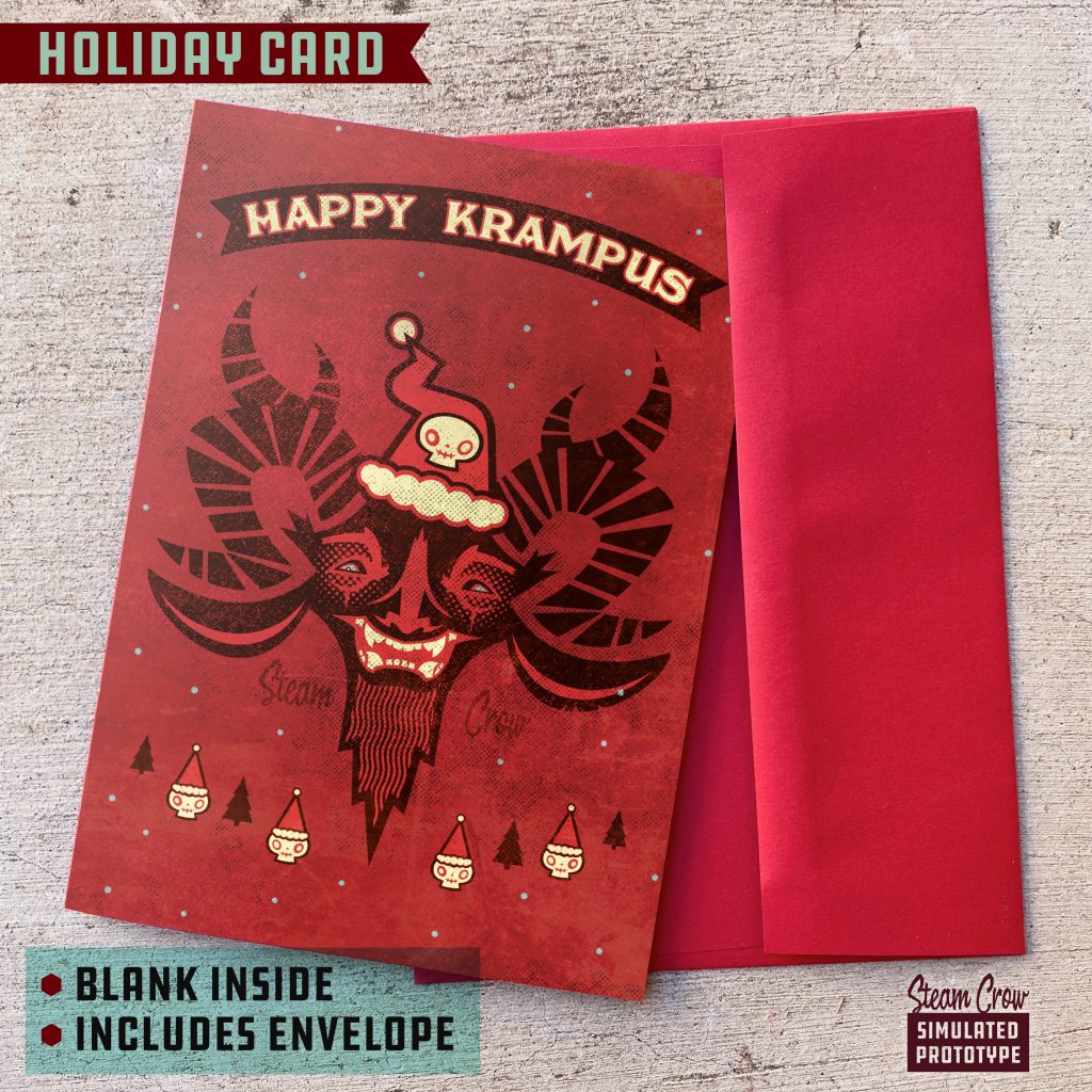 Krampus Holiday Card